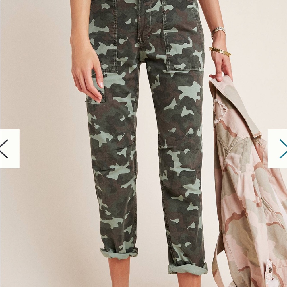 NWT Anthropologie camo pants, size 28. - Picture 8 of 8